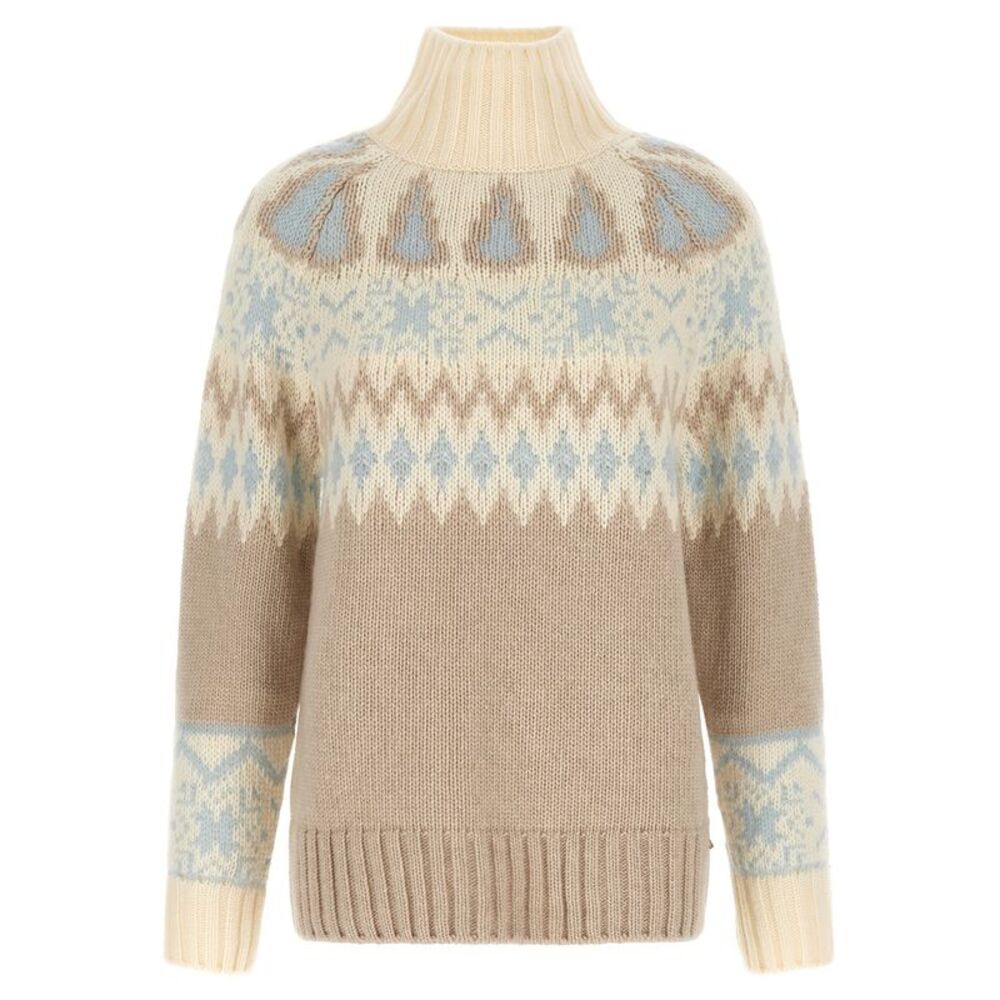Herno Beige Wool Women's Cardigan
